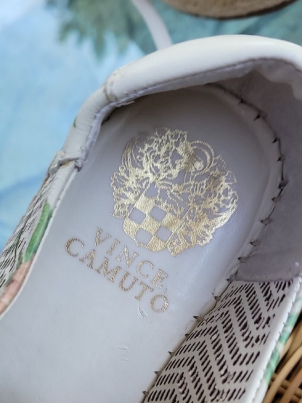 Vince Camuto Joellan Floral Jute Platform Sneakers boho-chic, cottagecore, beach - Picture 11 of 13